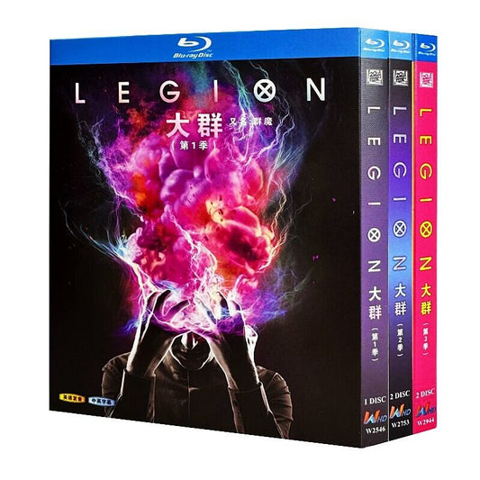 海外ドラマ日本語字幕「レギオン-シーズン1」ブルーレイ2枚組blu-ray-box高画質海外盤正規品-華流グッズストア