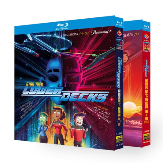 アニメ日本語字幕「スター・トレック：ローワー・デッキ-シーズン1-3」ブルーレイ3枚組blu-ray-box高画質海外盤正規品-華流グッズストア