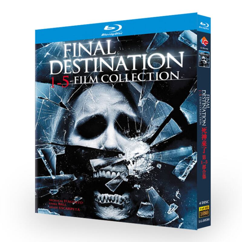 映画「ファイナル・デスティネーションシリーズ1-5 Final Destination (2000)」ブルーレイ4枚組[Blu-ray-BOX]-華流グッズストア