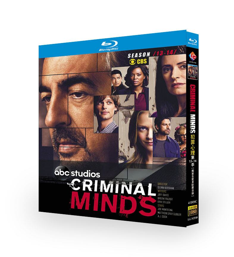 日本語字幕「クリミナル・マインド シーズン13-14」ブルーレイ4枚組[Blu-ray-BOX]高画質海外盤正規品-華流グッズストア