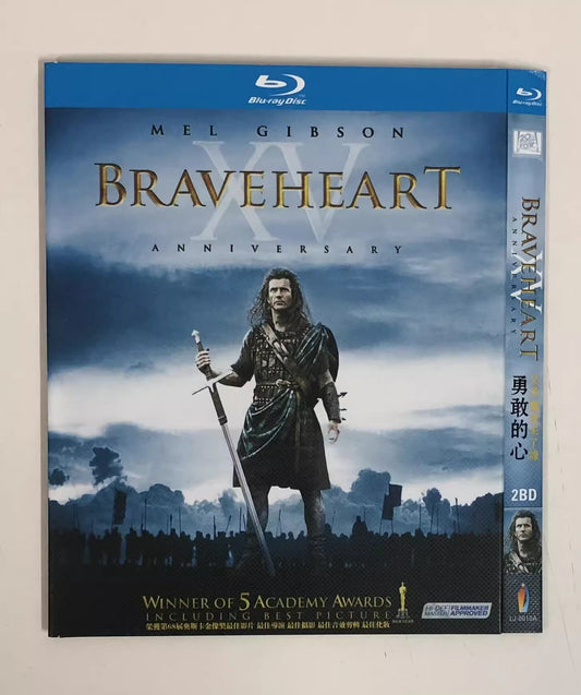 映画日本語字幕「ブレイブハート」 Braveheart (1995)ブルーレイ1枚組[Blu-ray-BOX]-華流グッズストア