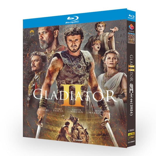 映画「グラディエーターII 英雄を呼ぶ声」ブルーレイ1枚組[Blu-ray-BOX]高画質海外盤正規品-華流グッズストア