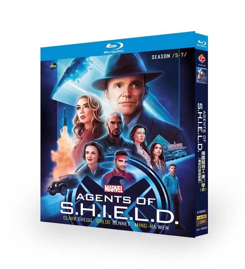 日本語字幕映画「エージェント・オブ・シールド シーズン5-7」ブルーレイ4枚組[Blu-ray]高画質正規品-華流グッズストア