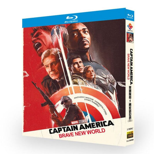 映画日本語字幕「Captain America: Brave New World (2025)」ブルーレイ1枚組[Blu-ray-BOX]-華流グッズストア