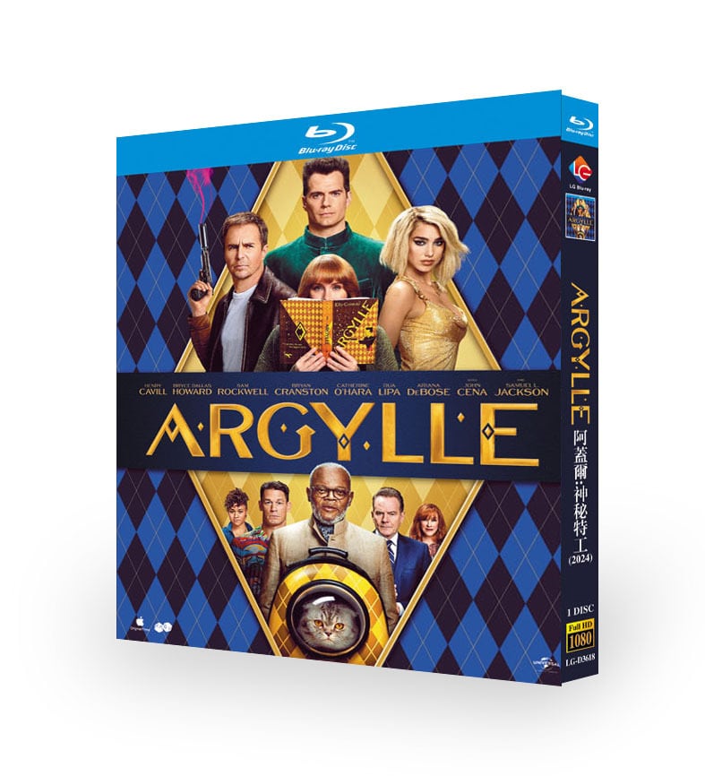 映画 Argylle (2024)ブルーレイ1枚組[Blu-ray-BOX]高画質海外盤正規品-華流グッズストア