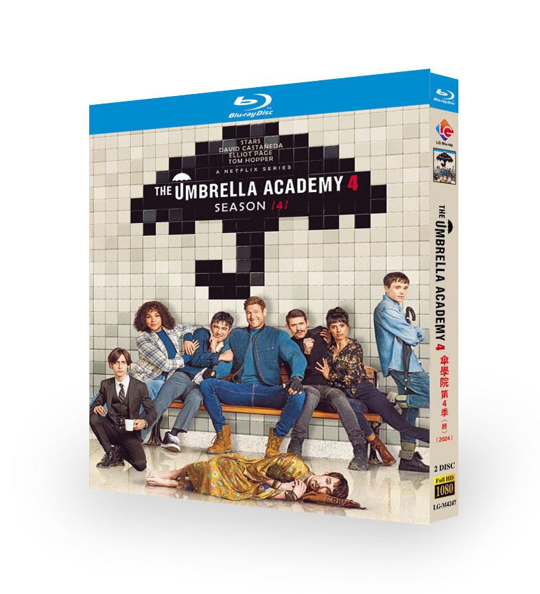 日本語字幕「アンブレラ・アカデミー」シーズン4ブルーレイ2枚組[Blu-ray-BOX]高画質海外盤正規品-華流グッズストア
