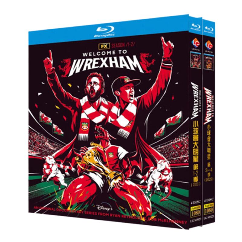 日本語字幕「ようこそレクサムへ: シーズン3-4」ブルーレイ4枚組[Blu-ray-BOX]-華流グッズストア