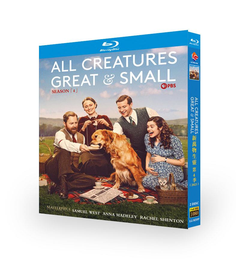 映画「All Creatures Great & Smallシーズン 4」ブルーレイ2枚組[Blu-ray-BOX]高画質正規品-華流グッズストア