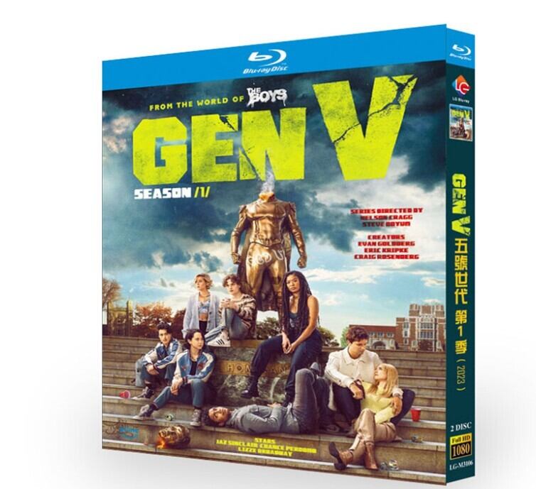 日本語字幕「GEN V（ジェン・ブイ）」ブルーレイ2枚組[Blu-ray-BOX]高画質正規品-華流グッズストア