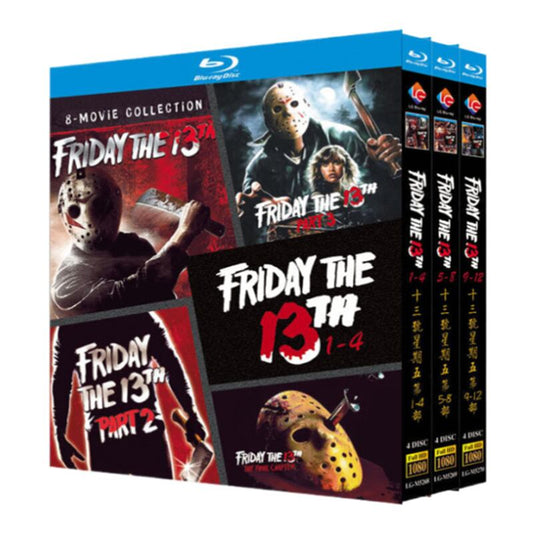 映画「13日の金曜日シリーズ5-8」ブルーレイ4枚組[Blu-ray-BOX]-華流グッズストア