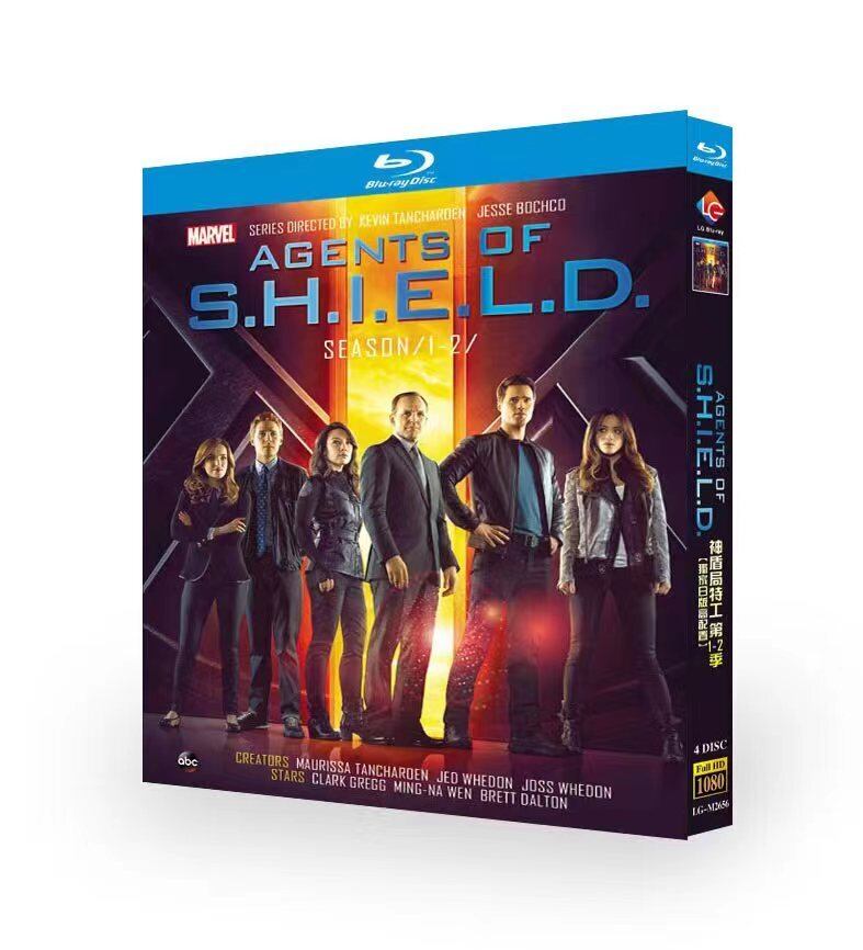 日本語字幕映画「エージェント・オブ・シールド シーズン1-2」ブルーレイ4枚組[Blu-ray]高画質正規品-華流グッズストア