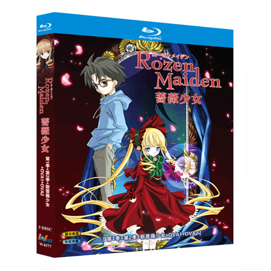 アニメ「ローゼンメイデン 第1期＋第2期＋新・ローゼンメイデン＋OVA1＆OVA2」」ブルーレイBOX3枚組-華流グッズストア