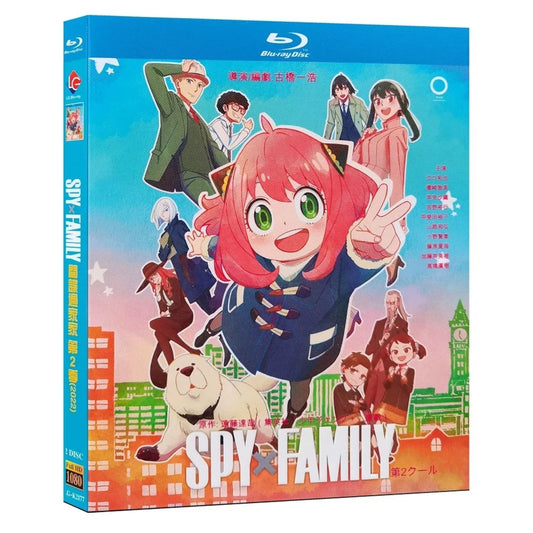 アニメ「スパイファミリー SPY×FAMILY」第1+2クールブルーレイBlu-ray BOX 高画質 海外正規品アニメ-華流グッズストア