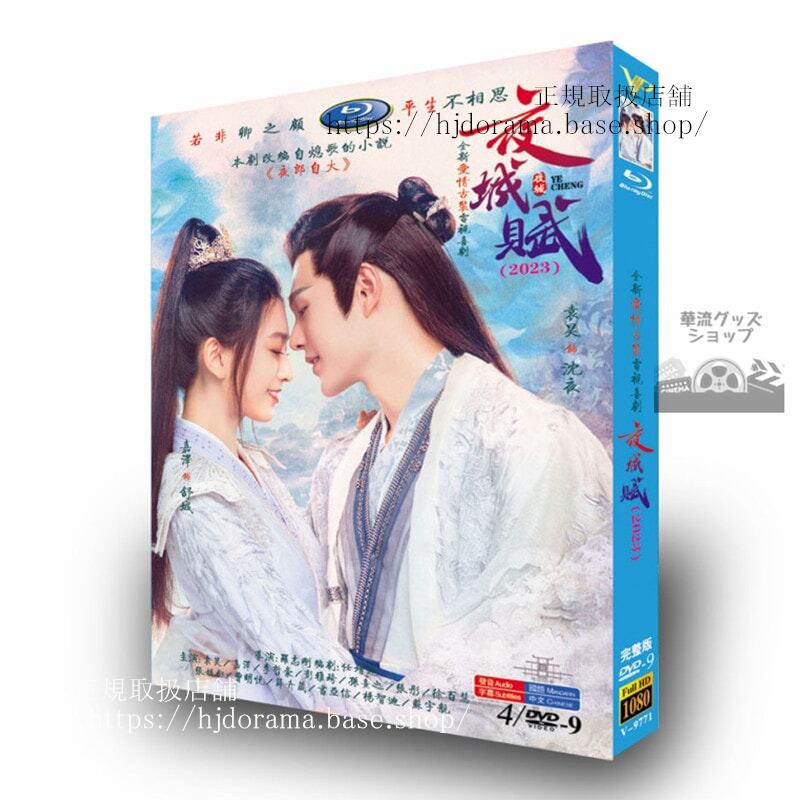 中国ドラマ夜城賦2023 DVDジャケット経済版高画質全話 海外盤正規品