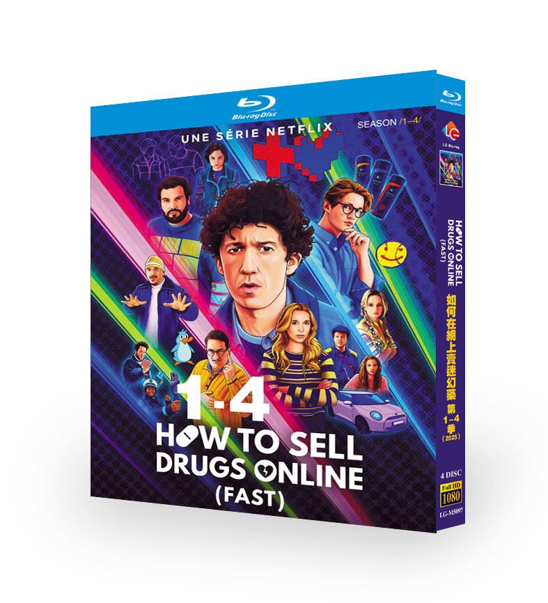 海外ドラマ日本語字幕「ドラッグ最速ネット販売マニュアル シーズン1-4」ブルーレイ4枚組[Blu-ray-BOX]-華流グッズストア