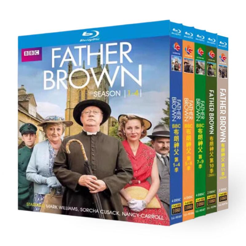 「ブラウン神父・シーズン5-6」ブルーレイ4枚組[Blu-ray-BOX]高画質海外盤正規品-華流グッズストア