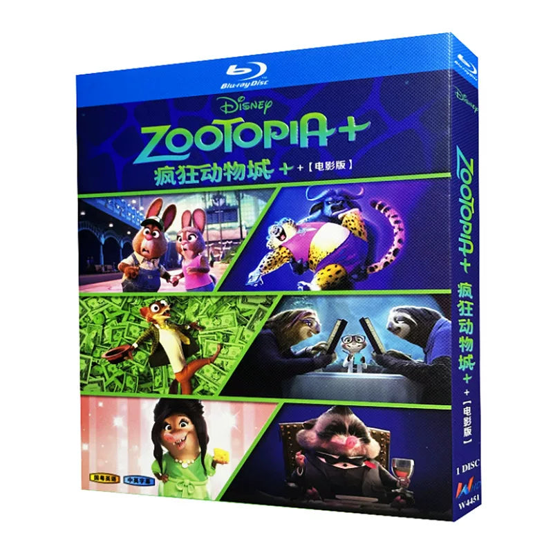 アニメ「ズートピア＆ズートピア+」 日本語字幕ブルーレイ[Blu-ray-BOX] 1-DISC ジニファー・グッドウィン ジェイソン・ベイトマン-華流グッズストア