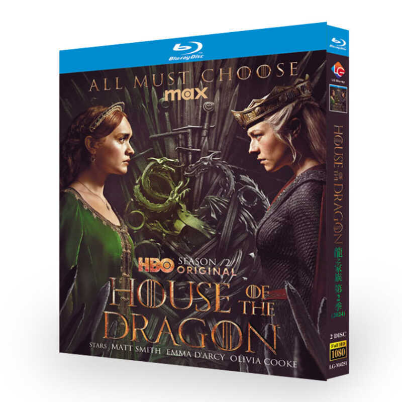 「ハウス・オブ・ザ・ドラゴン シーズン2」ブルーレイ2枚組[Blu-ray-BOX]高画質海外盤正規品-華流グッズストア