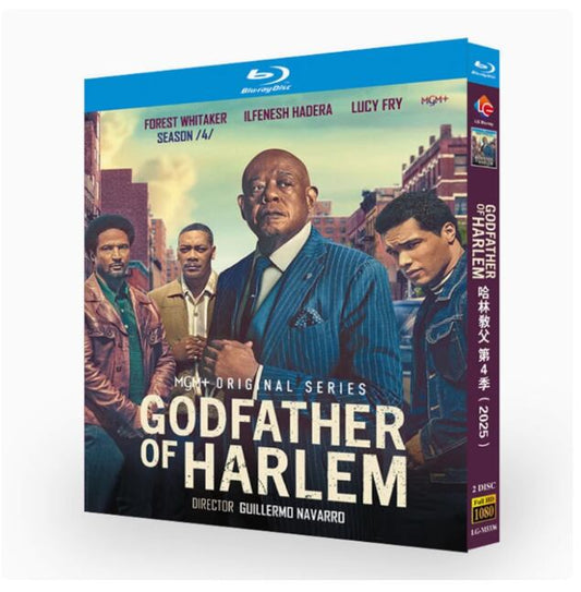 海外ドラマ日本語字幕「ゴッドファーザー・オブ・ハーレムシリーズ4」ブルーレイ2枚組[Blu-ray-BOX]/Godfather of Harlem Season 4 (2025)-華流グッズストア