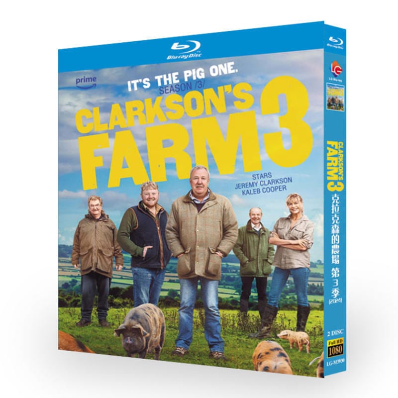 日本語字幕「Clarkson's Farm Season 3 (2024)」ブルーレイ2枚組[Blu-ray-BOX]高画質海外盤正規品-華流グッズストア