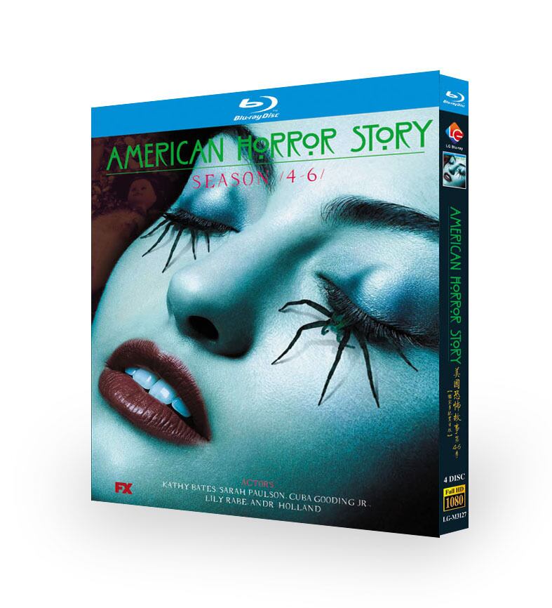 日本語字幕「アメリカン・ホラー・ストーリー」シリーズ4-6ブルーレイ4枚組[Blu-ray-BOX]高画質正規品-華流グッズストア