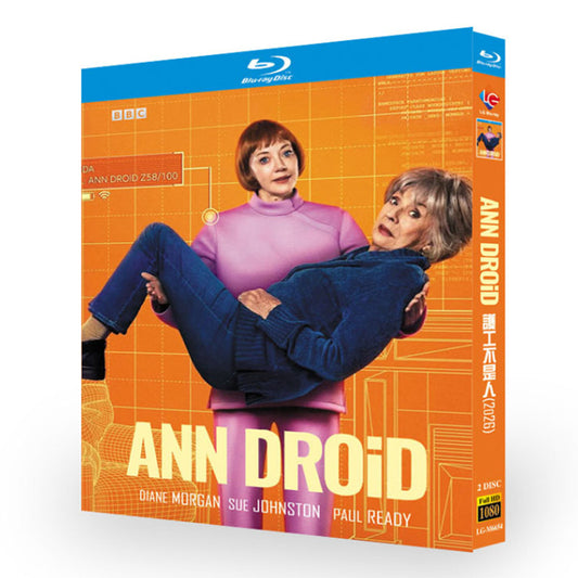 海外ドラマ「Ann Droid (2026)」 日本語字幕ブルーレイ[Blu-ray-BOX] 2-DISC ダイアン・モーガン スー・ジョンストン