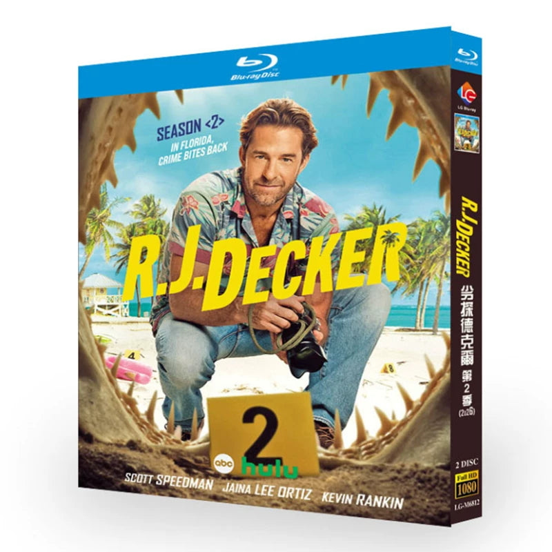 海外ドラマ「探偵R・J・デッカー シリーズ2」 ブルーレイ日本語字幕[Blu-ray-BOX] 2-DISC