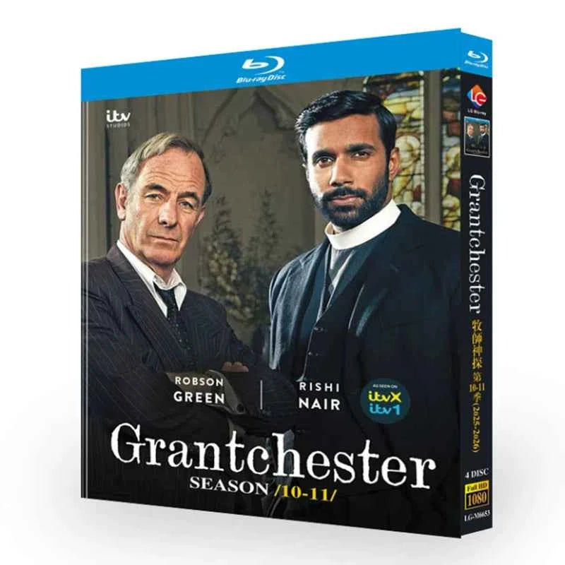 海外ドラマ「グランチェスター シーズン10-11」 ブルーレイ[Blu-ray-BOX] 4-DISC-DISC ロブソン・グリーン リシ・ナイール