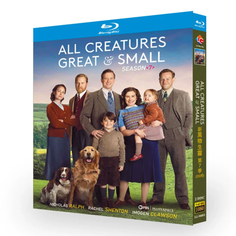 海外ドラマ「All Creatures Great and Small Season 7 (2026)」 ブルーレイ[Blu-ray-BOX] 2-DISC ニコラス・ラルフ サミュエル・ウェスト