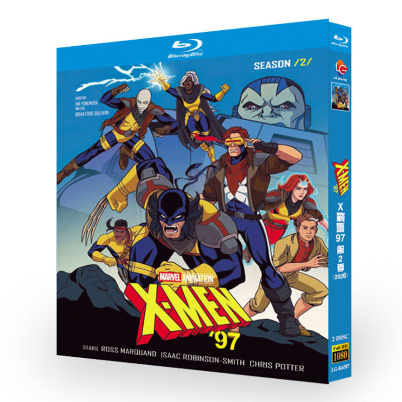 アニメ「X-MEN '97 シーズン2」 ブルーレイ[Blu-ray-BOX] 2-DISC ジョージ・ブザ レイ・チェイス