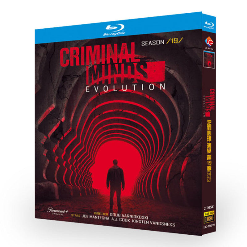 海外ドラマ「クリミナルマインド シーズン19」 日本語字幕ブルーレイ[Blu-ray-BOX] 2-DISC ジョー・マンテーニャ パギー・ブルースター