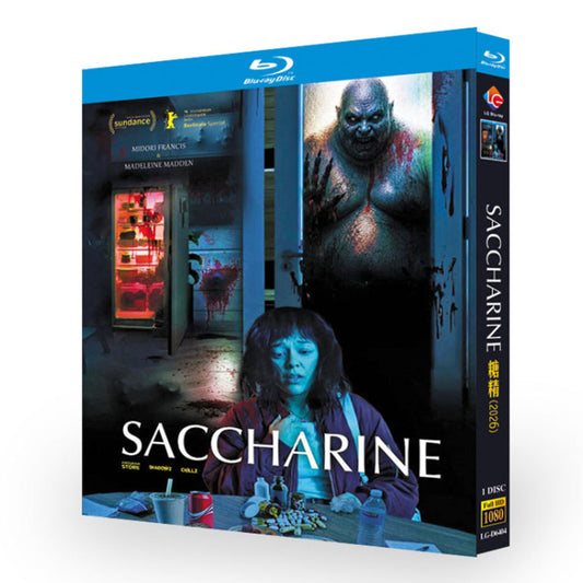 映画「サッカリン」 ブルーレイ[Blu-ray-BOX] 1-DISC ミドリ・フランシス マデリン・マッデン