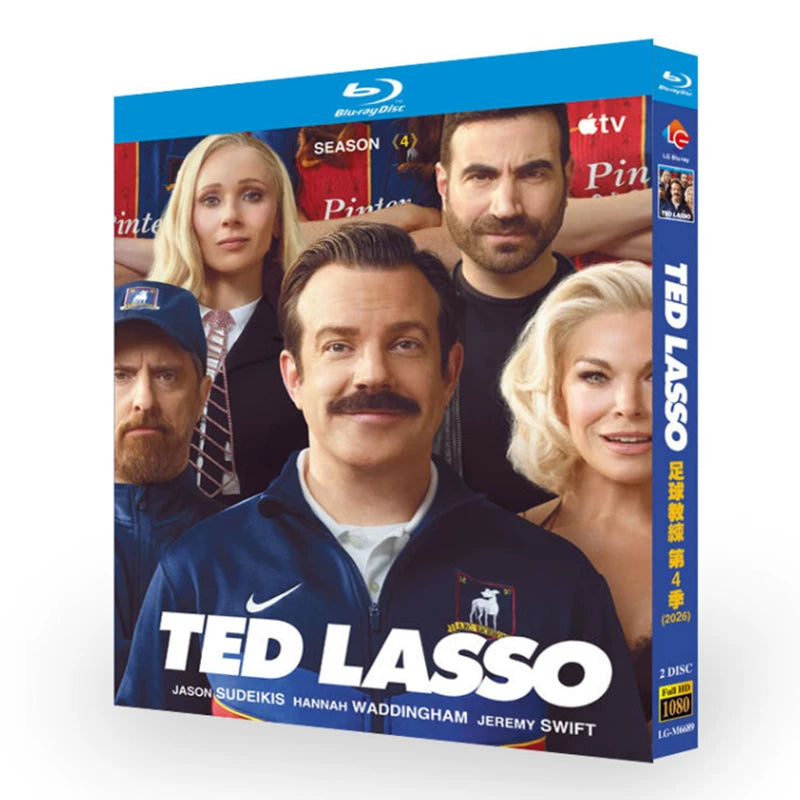 海外ドラマ「テッド・ラッソ 破天荒コーチがゆく シーズン4」 日本語字幕ブルーレイ[Blu-ray-BOX] 2-DISC ジェイソン・スデイキス ハンナ・ワディンガム