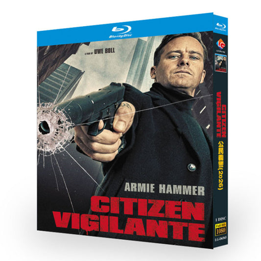 映画「Citizen Vigilante (2026)」 日本語字幕ブルーレイ[Blu-ray-BOX] 1-DISC エイミー・ハマー コスタス・マンディラー