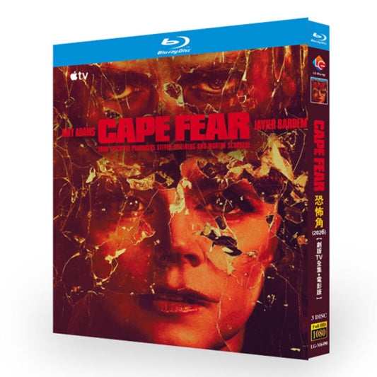 海外ドラマ「ケープ・フィアー」 日本語字幕ブルーレイ[Blu-ray-BOX] 3-DISC ハビエル・バルデム エイミー・アダムス