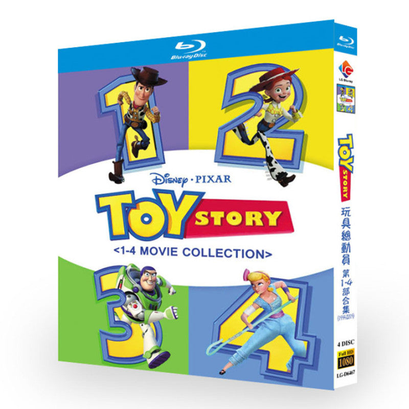 映画「トイ・ストーリー　シリーズ1-4」ブルーレイ[Blu-ray-BOX]4枚組