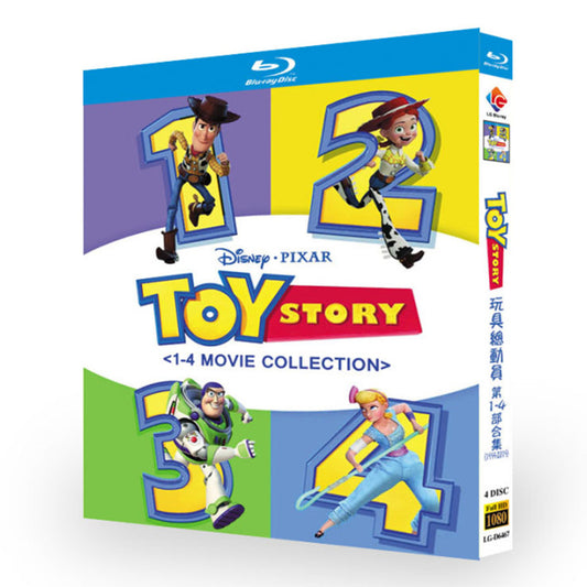 映画「トイ・ストーリー　シリーズ1-4」ブルーレイ[Blu-ray-BOX]4枚組