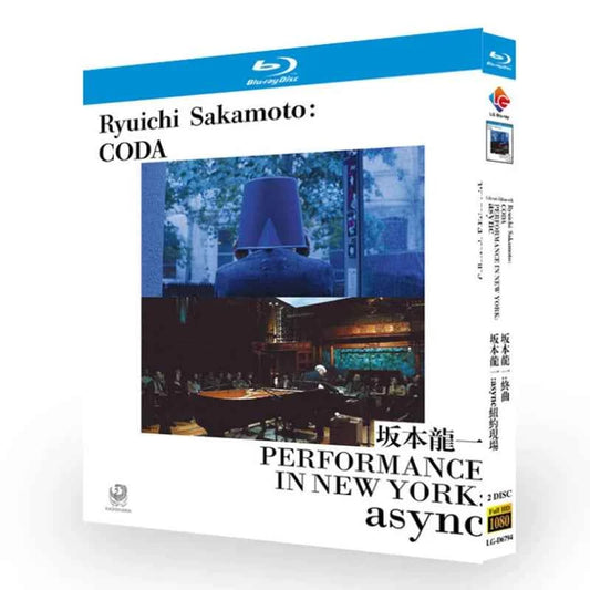 コンサート「Ryuichi Sakamoto: CODA +async (2017-2018)」 日本語字幕ブルーレイ[Blu-ray-BOX] 2-DISC-DISC
