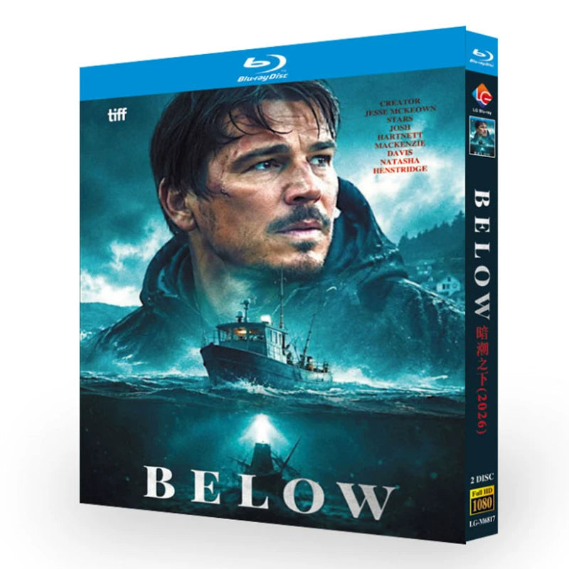 海外ドラマ「BELOW/ビロウ」 日本語字幕ブルーレイ[Blu-ray-BOX] 2-DISC ジョシュ・ハートネット チャーリー・ヒートン