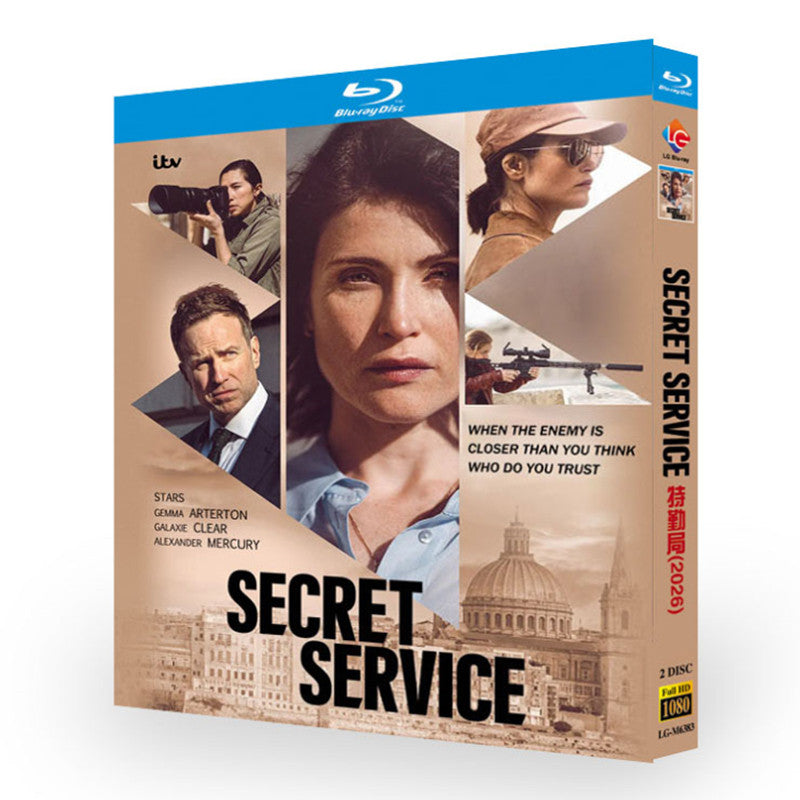 海外ドラマ「シークレット・エージェント」 ブルーレイ[Blu-ray-BOX] 2-DISC ジェマ・アータートン ラフィ・スポール