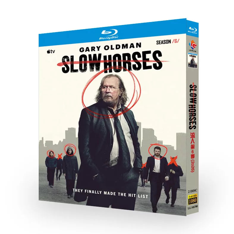 海外ドラマ「スロー・ホーシーズ シーズン6」 ブルーレイ日本語字幕[Blu-ray-BOX] 2-DISC ゲイリー・オールドマン クリスティン・スコット・トーマス
