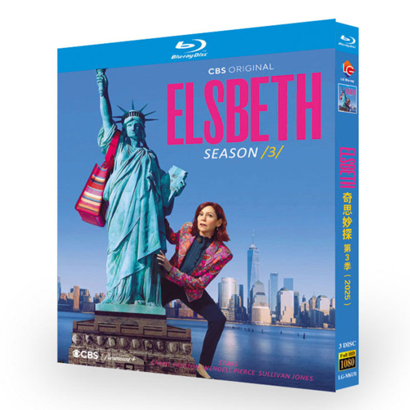 海外ドラマ「エルズベス: シーズン3」 ブルーレイ[Blu-ray-BOX] 3-DISC-DISC キャリー・プレストン スティーブン・コルベア