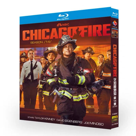 海外ドラマ「Chicago Fire Season 14 (2025)」 ブルーレイ[Blu-ray-BOX] 3-DISC テイラー・キニー ジョー・ミノーソ