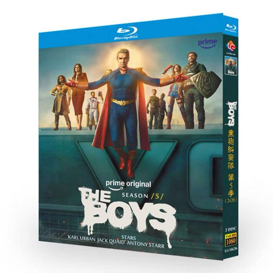 海外ドラマ「ザ・ボーイズ シーズン5」 日本語字幕ブルーレイ[Blu-ray-BOX] 2-DISC カール・アーバン ジャック・クエイド