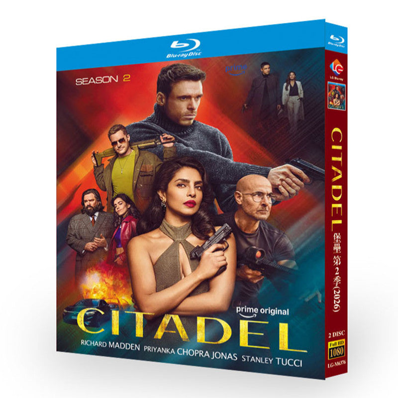 海外ドラマ「CITADEL/シタデル シリーズ2」 日本語字幕ブルーレイ[Blu-ray-BOX] 2-DISC リチャード・マッデン プリヤンカー・チョープラ