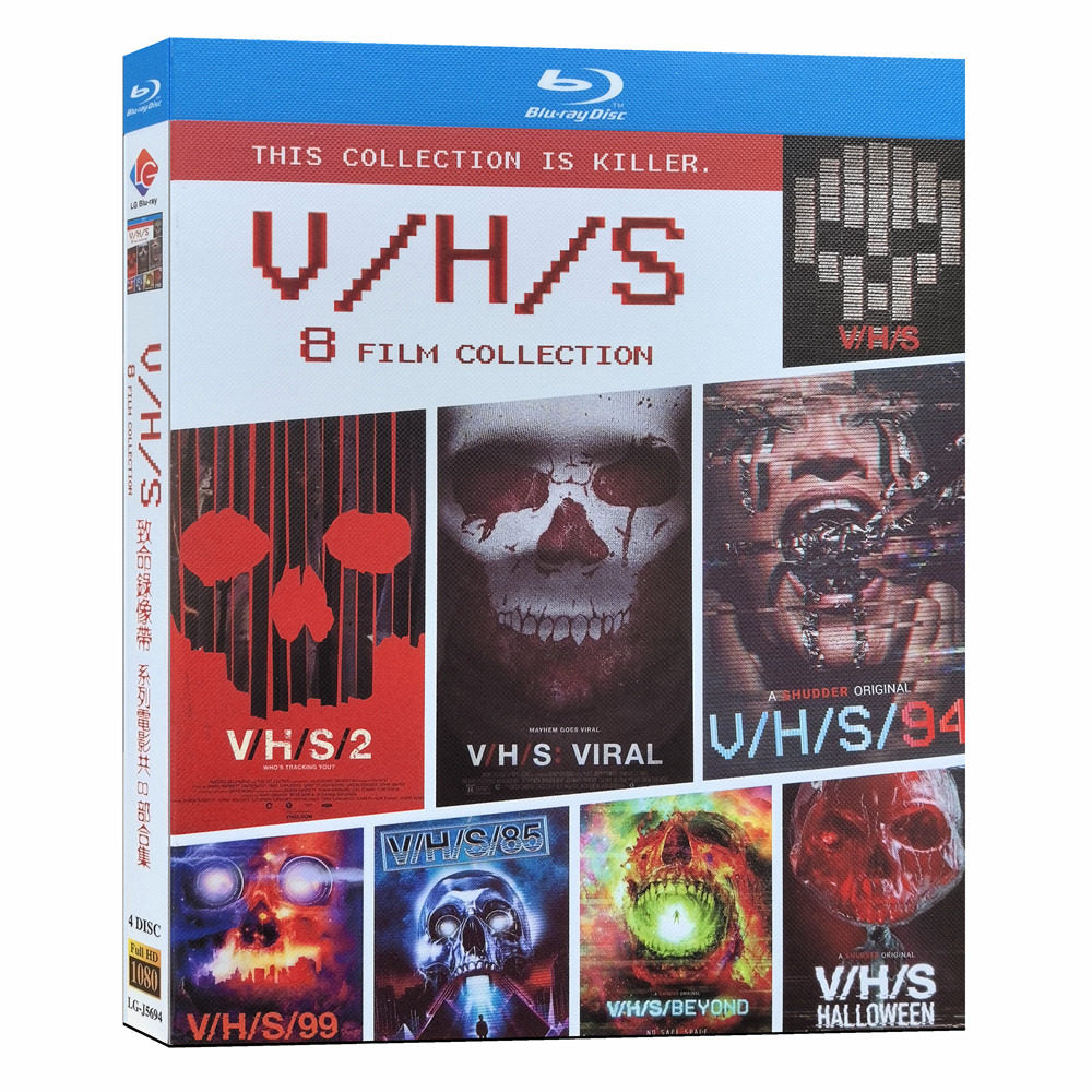 映画「VHS Part.1-8」 ブルーレイ[Blu-ray-BOX] 4-DISC-DISC カルビン・リーダー レーン・ヒューズ