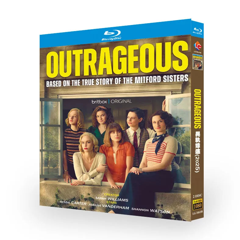 海外ドラマ「Outrageous (2025)」 ブルーレイ[Blu-ray-BOX] 2-DISC ベッシー・カーター ジョアンナ・ヴァンダーハム-華流グッズストア