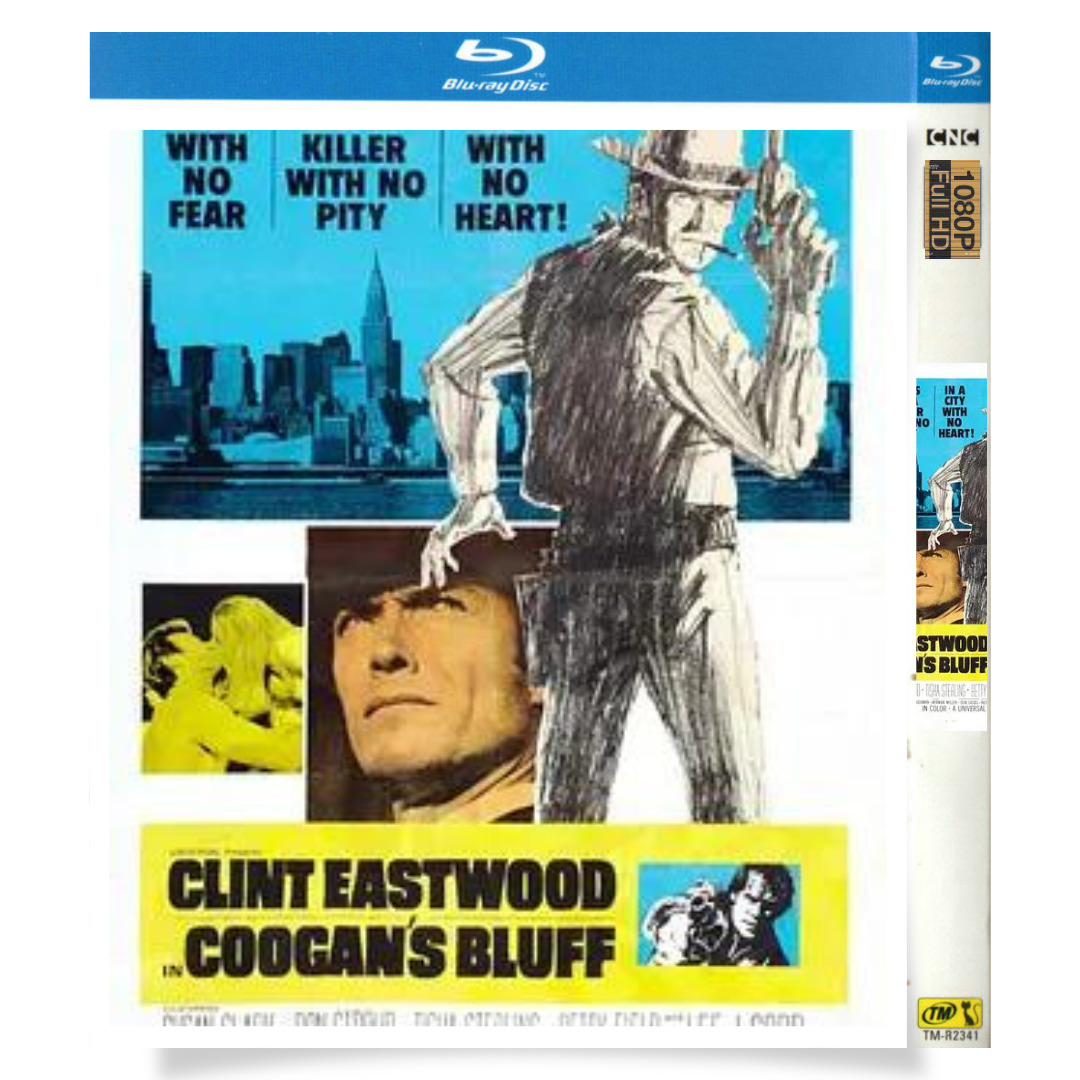 「マンハッタン無宿」 日本語字幕ブルーレイ[Blu-ray-BOX] 1-DISC :クリント･イーストウッド リー･J･コッブ-華流グッズストア