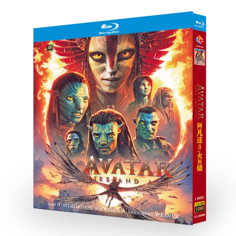 映画「アバター ファイヤー・アンド・アッシュ」 ブルーレイ[Blu-ray-BOX] 1-DISC サム・ワーシントン ゾーイ・サルダナ-華流グッズストア