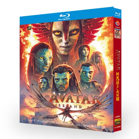 映画「アバター ファイヤー・アンド・アッシュ」 ブルーレイ[Blu-ray-BOX] 1-DISC サム・ワーシントン ゾーイ・サルダナ-華流グッズストア